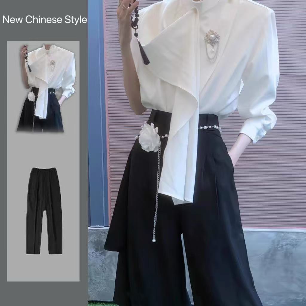 Street Fashion In Chinese - Niche New Chinese Style Costume Men