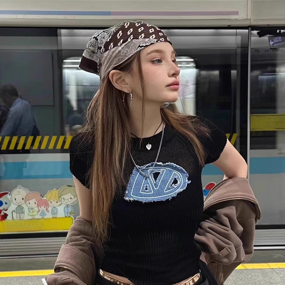Street Fashion American - Retro American Style Headscarf Headband Decoration