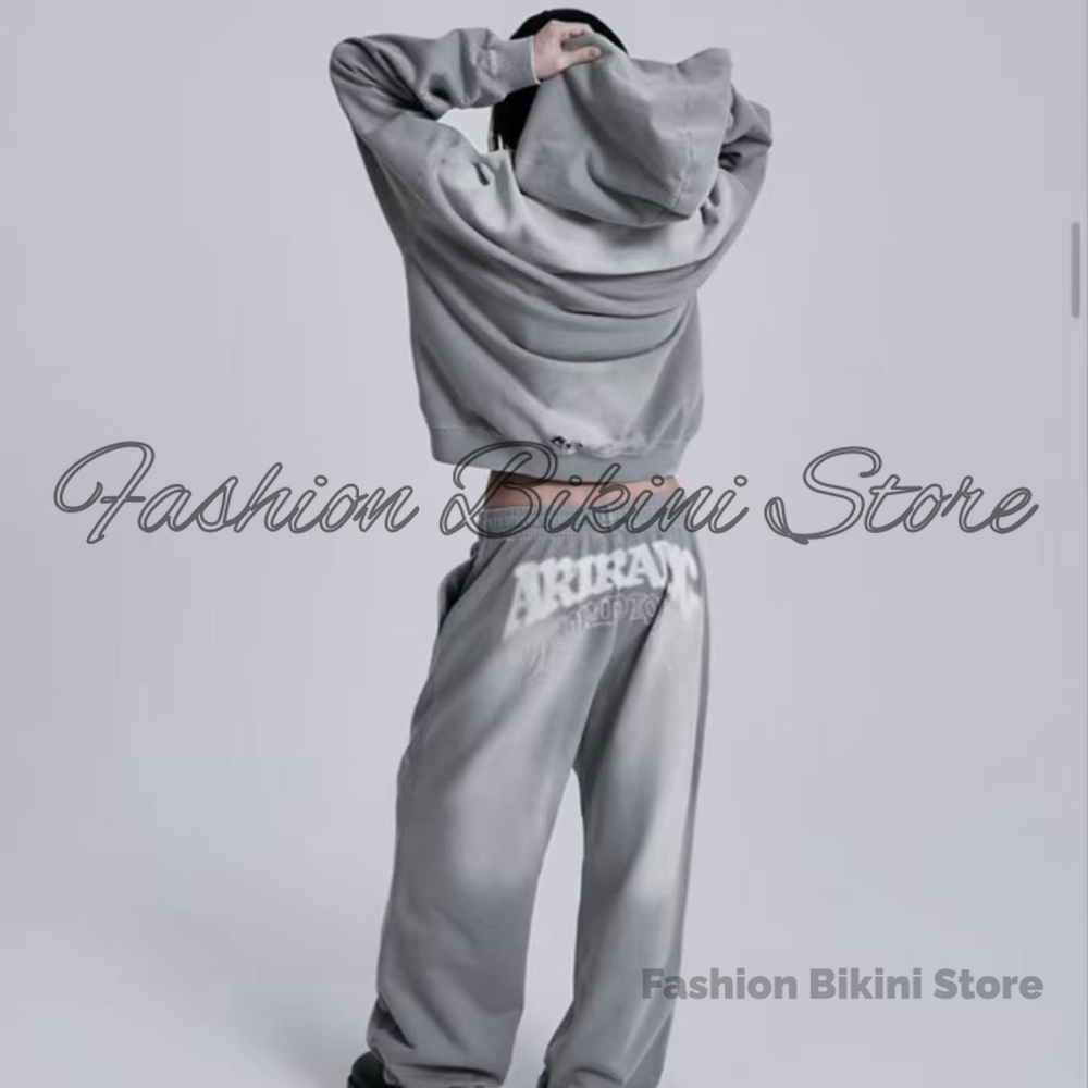 Street Fashion News - NEW Washed Grey Retro Hoodie 3D