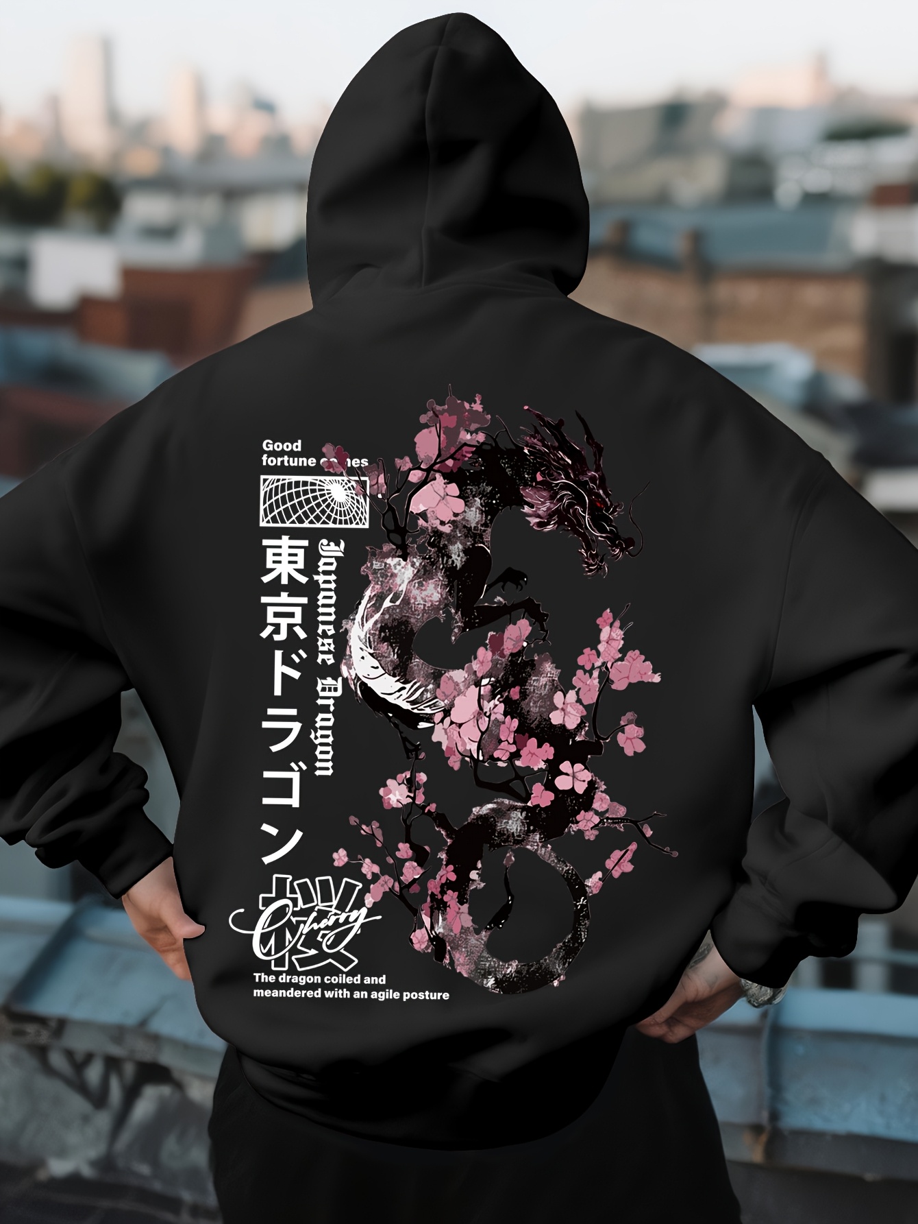 Street Fashion Asian Men - Mens Hip Hop Sports Hoodie Aesthetic