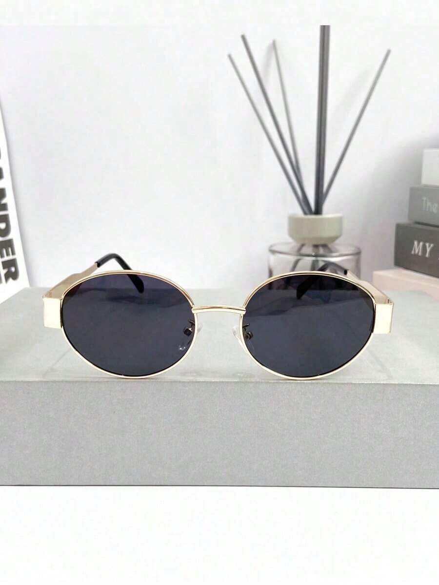 Street Fashion High End - New Retro High-End Metal Oval Small