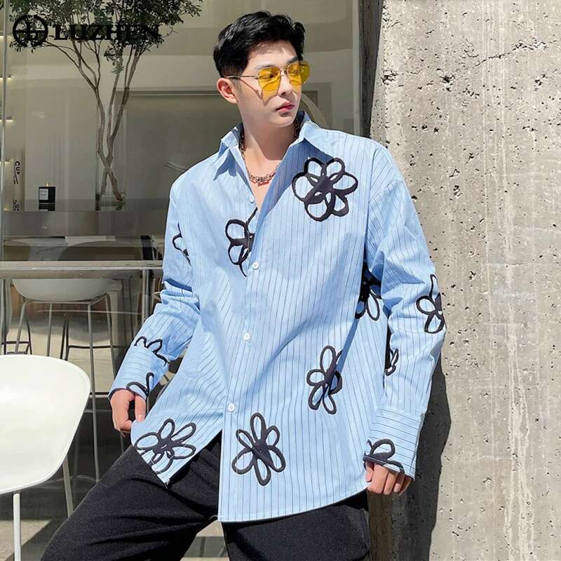 Street Fashion Reviews - LUZHEN Trendy Original Printed Long Sleeve