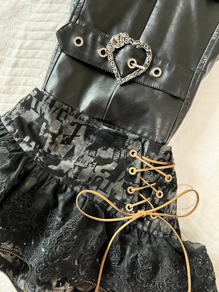 Punk Gothic Vintage Women 2 Pi - đánh giá và giá Street Fashion News