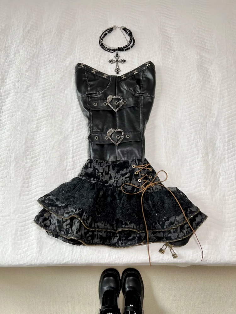 Punk Gothic Vintage Women 2 Pi - đánh giá và giá Street Fashion News