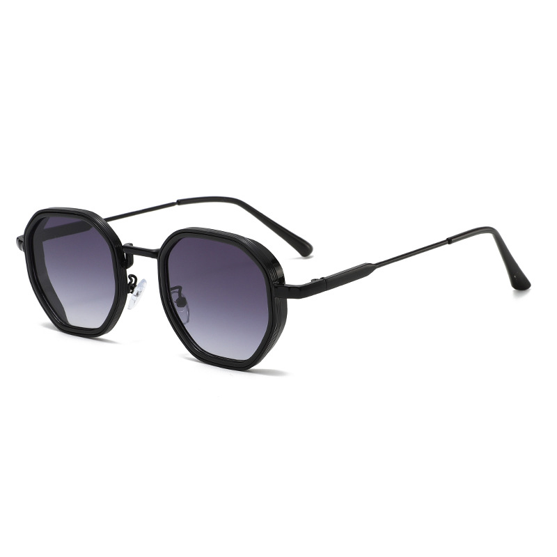 Metal Polygon Retro Sunglasses - đánh giá và giá Street Fashion High End