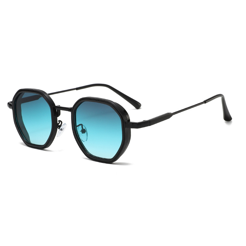 Metal Polygon Retro Sunglasses - đánh giá và giá Street Fashion High End
