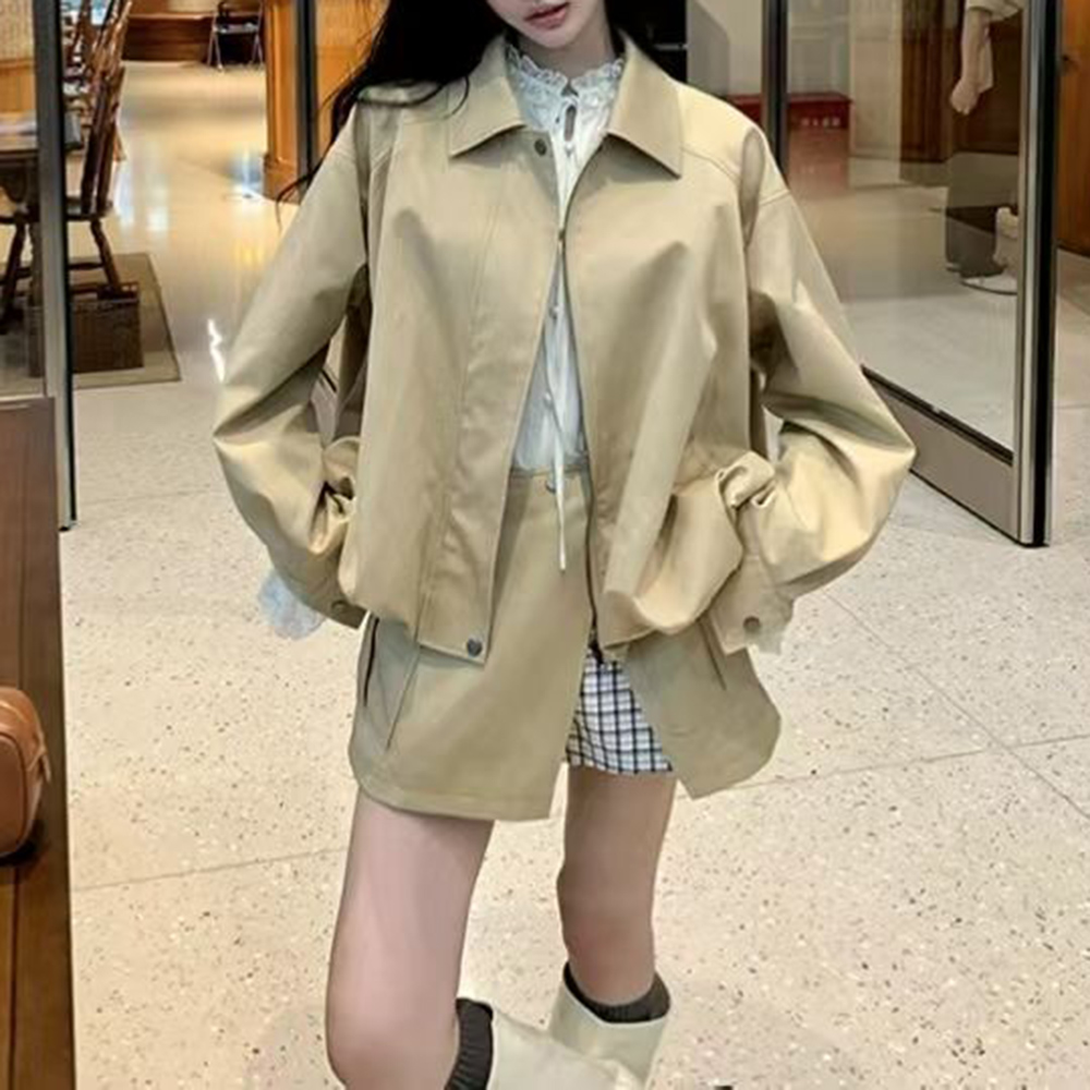 TWOTWINSTYLE Khakl Spliced Poc - đánh giá và giá Street Fashion News