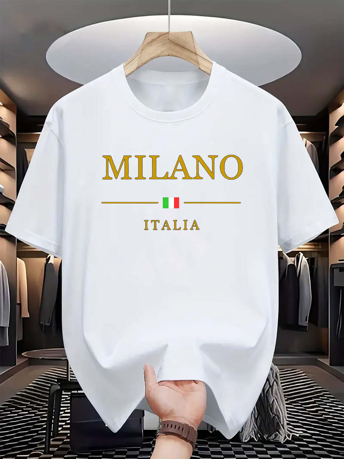 Italian Milan Print Men Women  - đánh giá và giá Street Fashion In Milan
