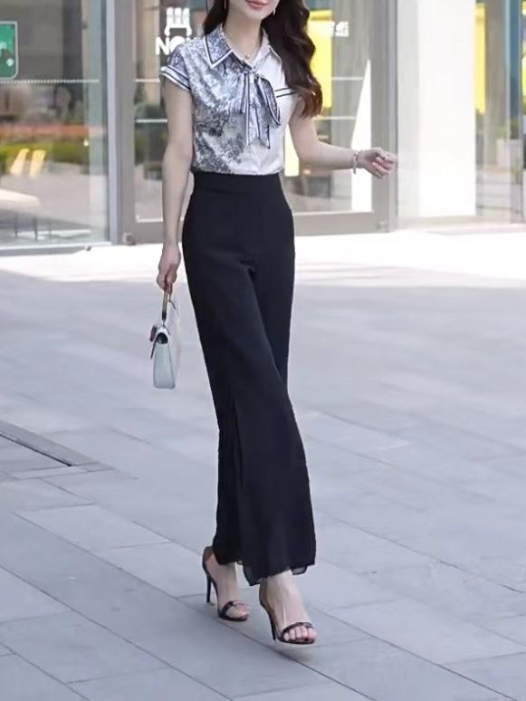High Slit Solid Black Loose Yo - đánh giá và giá Fashion Street Yoga