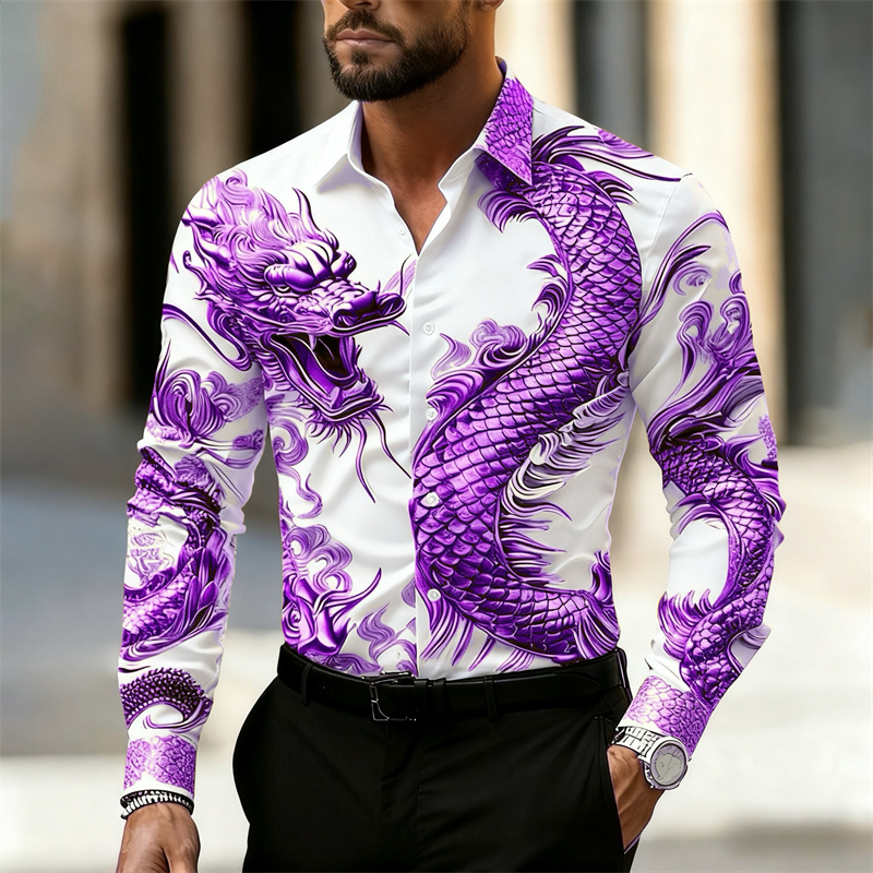 Men's Shirt Long Sleeve Shirt  - đánh giá và giá Street Fashion In Chinese