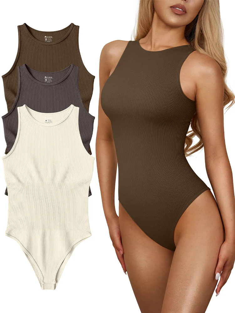 Women Sexy Round Neck Bodysuit - đánh giá và giá Fashion Street Yoga