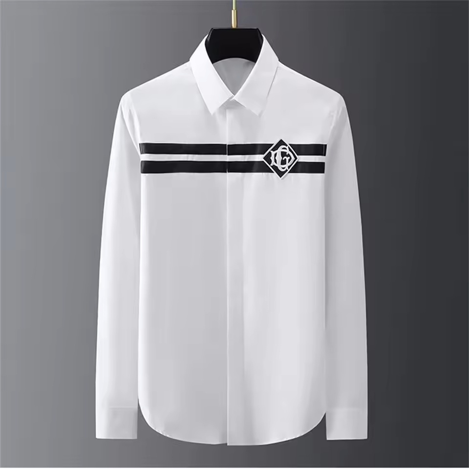 Luxury basic shirt men's long  - đánh giá và giá Street Fashion Shanghai