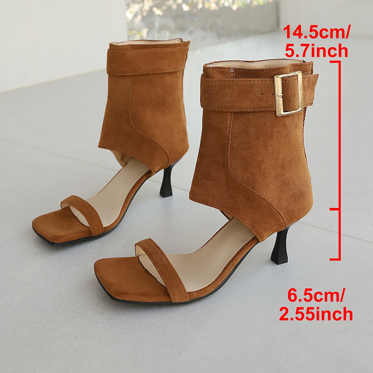 Open-toe High-heeled Sandals 2 - đánh giá và giá Street Fashion High End