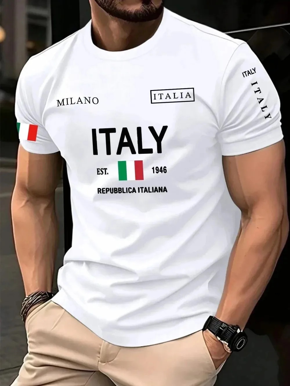 3D Print European  American Fa - đánh giá và giá Street Fashion In Milan