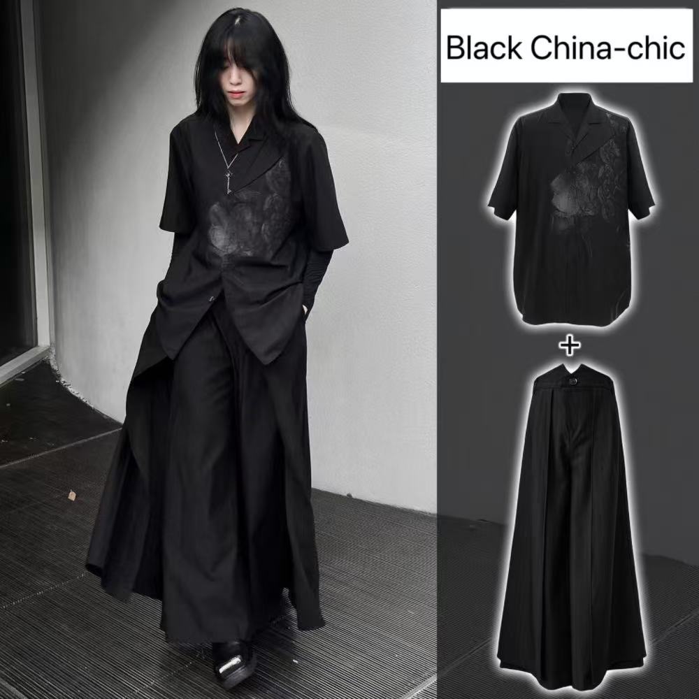 Cool Black New Chinese Style C - đánh giá và giá Street Fashion In Chinese