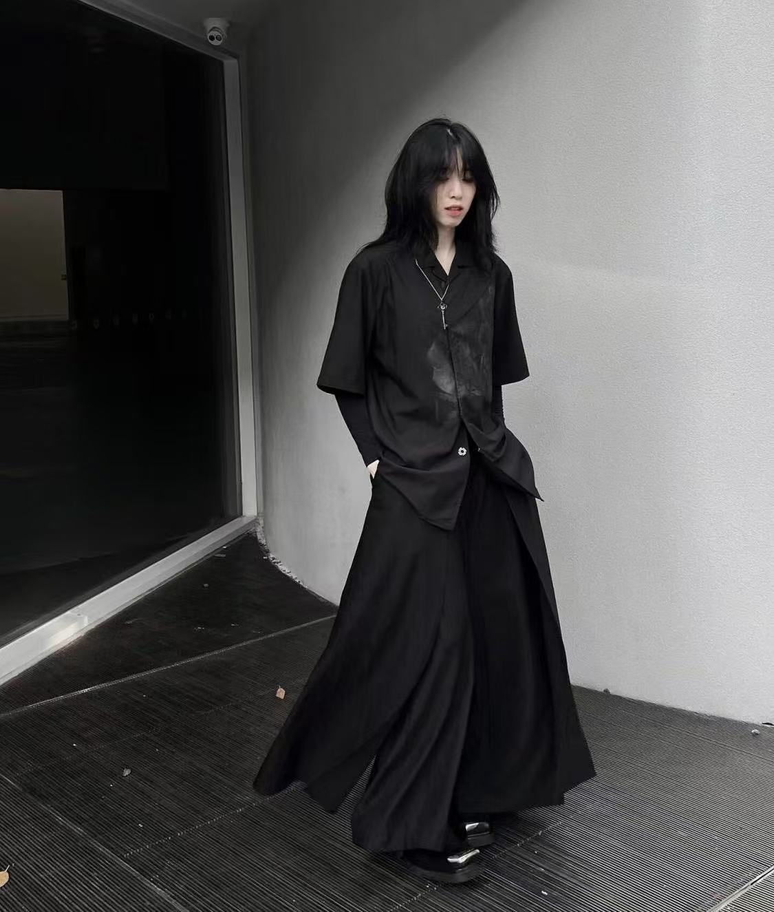 Cool Black New Chinese Style C - đánh giá và giá Street Fashion In Chinese