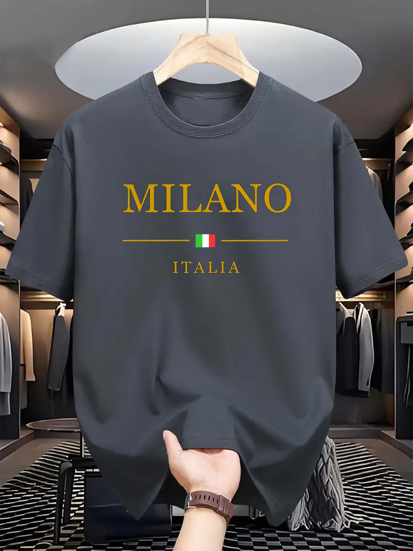 Men's summer 3d printed T-shir - đánh giá và giá Street Fashion In Milan