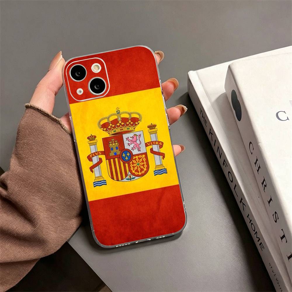 S-Spain Spanish Flag Art  Phon - đánh giá và giá Street Fashion Store