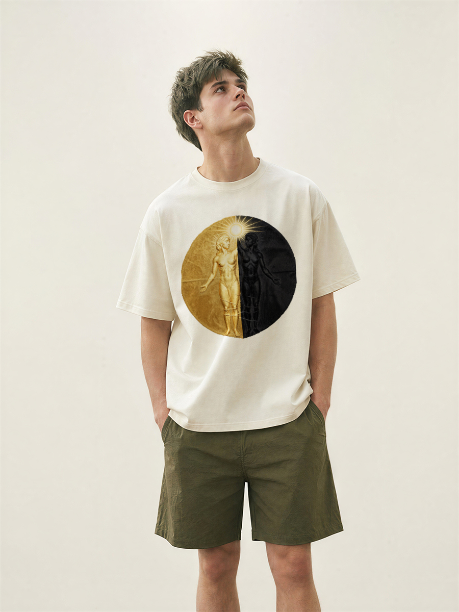 T Shirts Men Bamboo Plant Prin - đánh giá và giá Street Fashion Asian Men