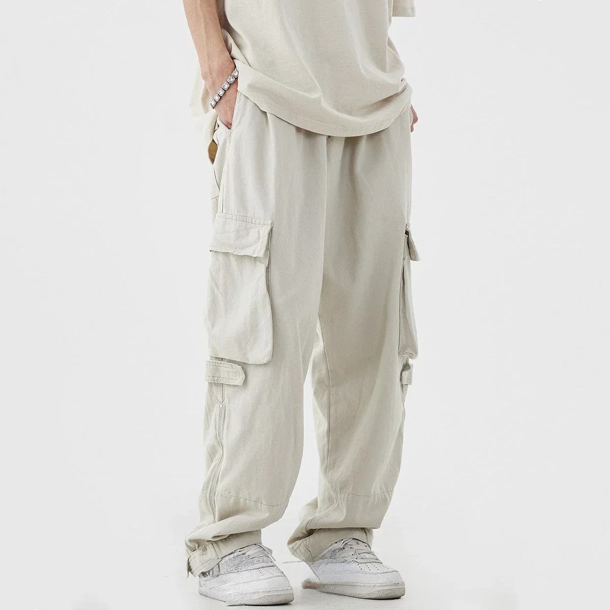 American Retro Multi-pocket Fa - đánh giá và giá Street Fashion American