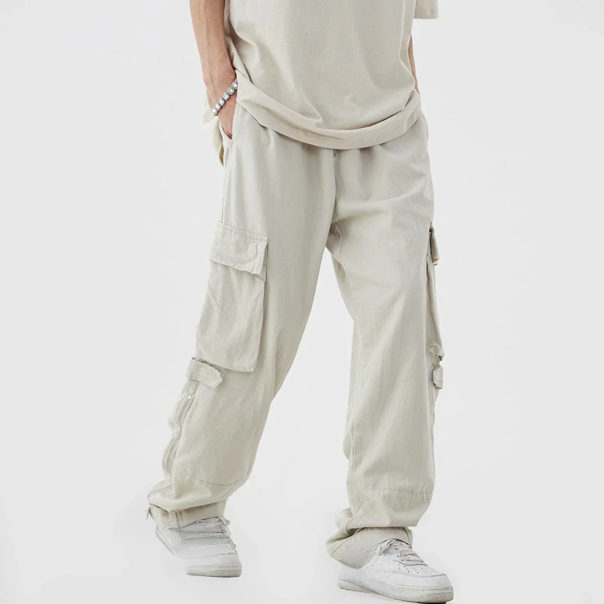 American Retro Multi-pocket Fa - đánh giá và giá Street Fashion American