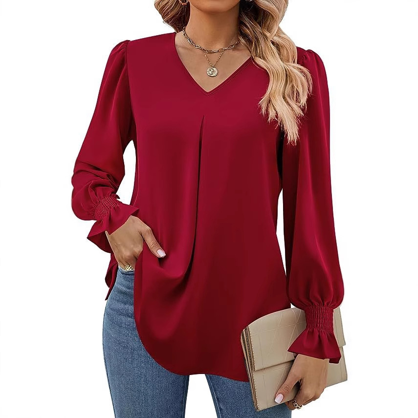 Women's Long Sleeve Shirt Spri - đánh giá và giá Street Fashion China Girl