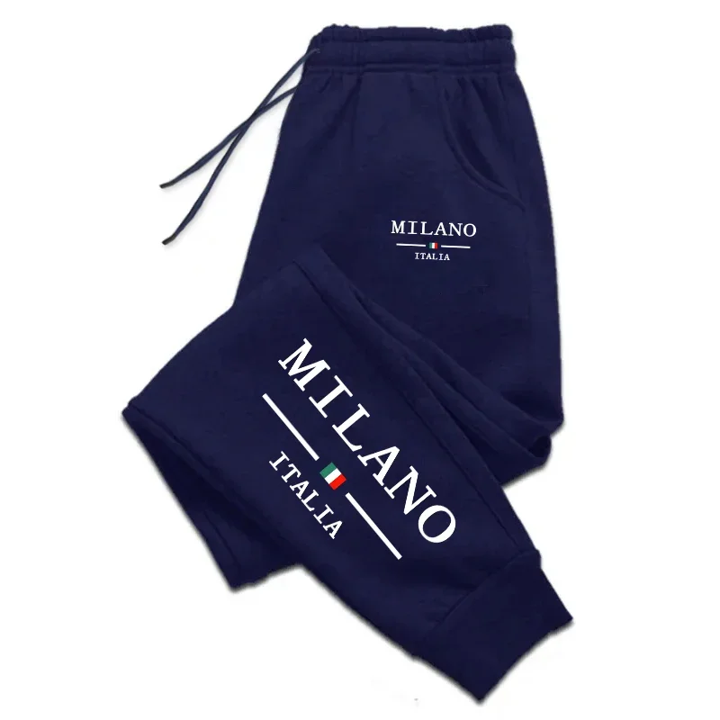 Milan Printed Mens Sweatpants  - đánh giá và giá Street Fashion In Milan