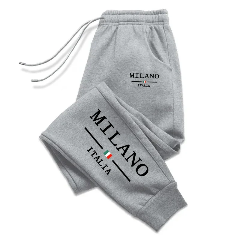 Milan Printed Mens Sweatpants  - đánh giá và giá Street Fashion In Milan