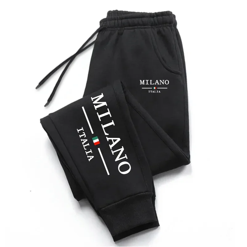 Milan Printed Mens Sweatpants  - đánh giá và giá Street Fashion In Milan