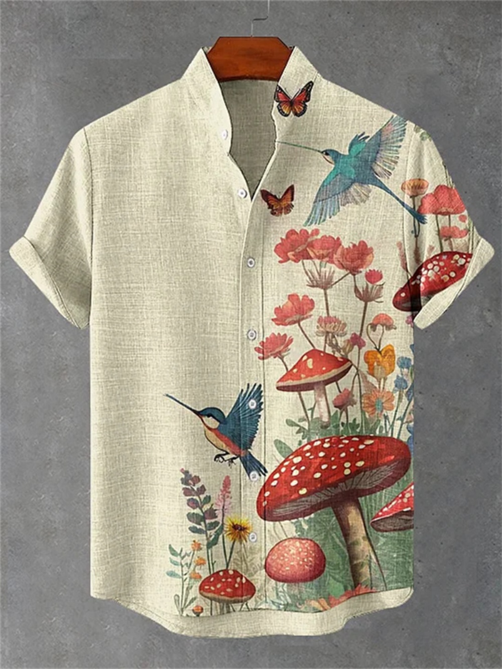 Men's Summer Linen Shirt Short - đánh giá và giá Street Fashion Shanghai