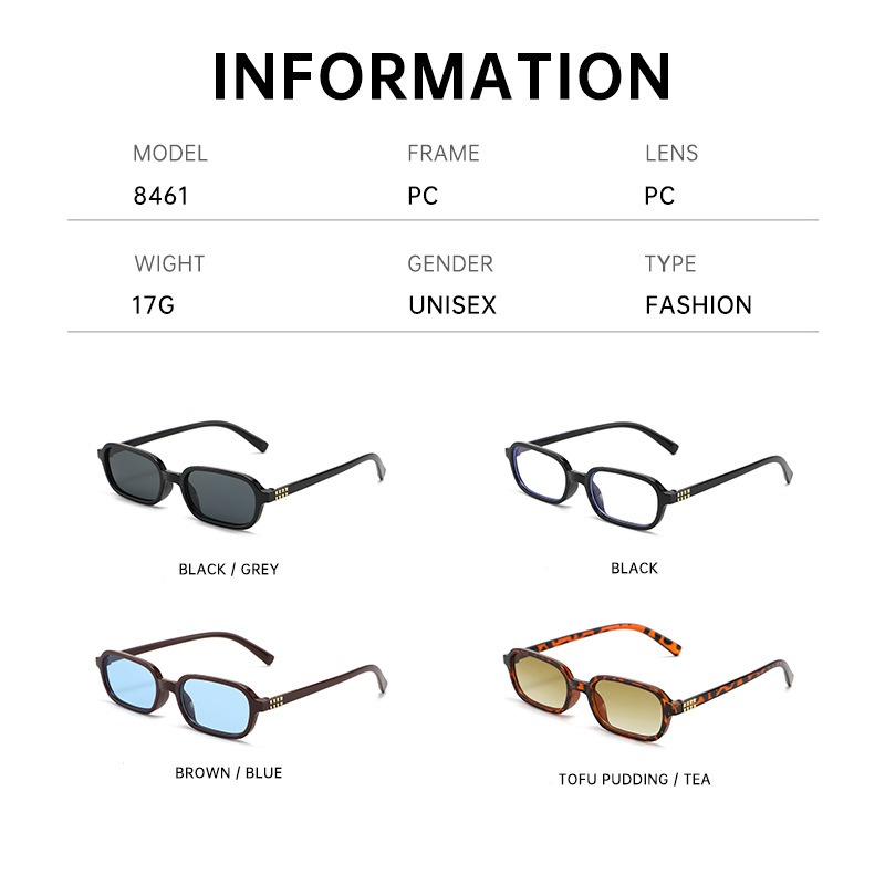 New Small Square Frame Sunglas - đánh giá và giá Street Fashion High End