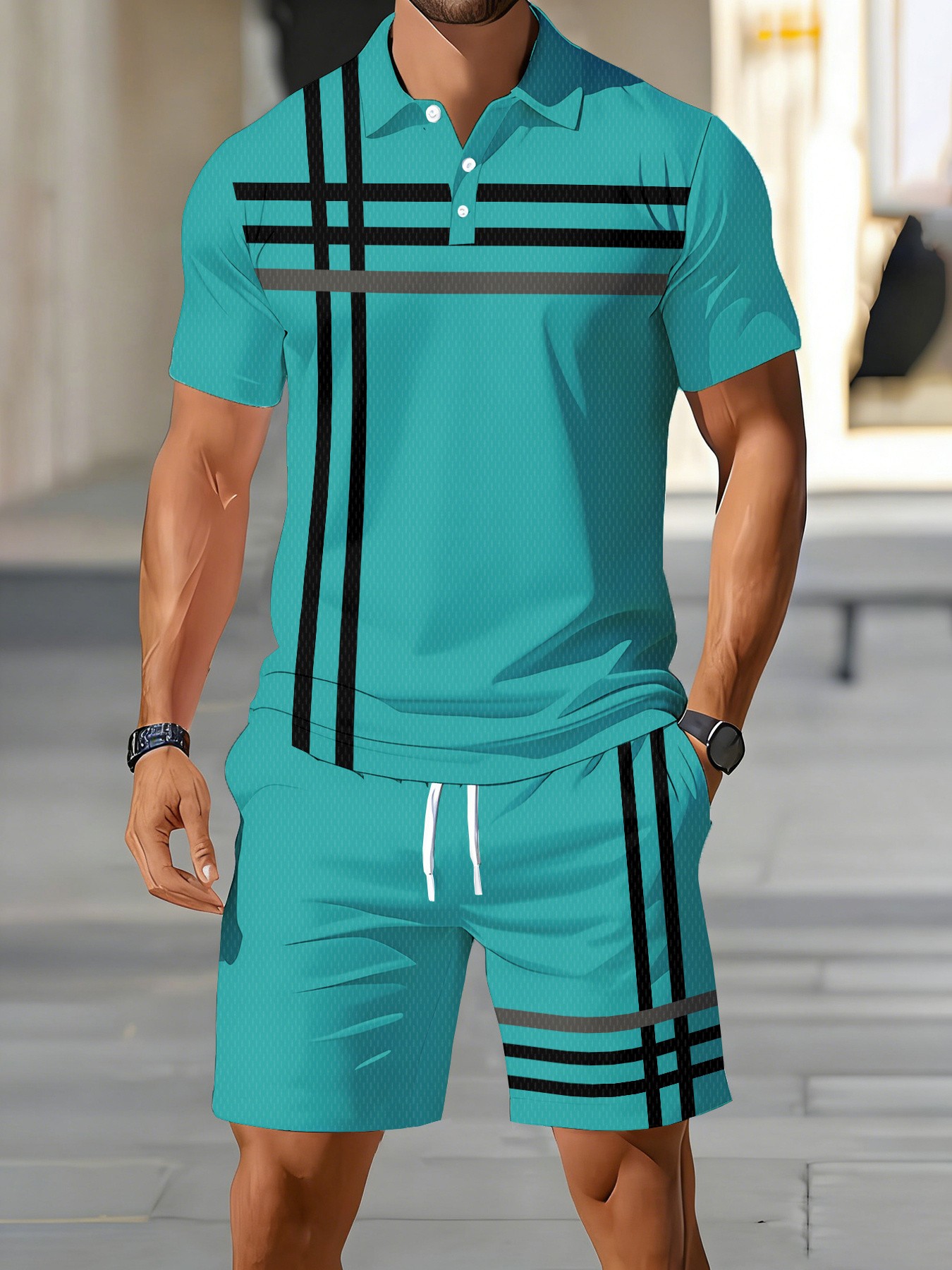 2026 Summer American Men's Pol - đánh giá và giá Street Fashion American