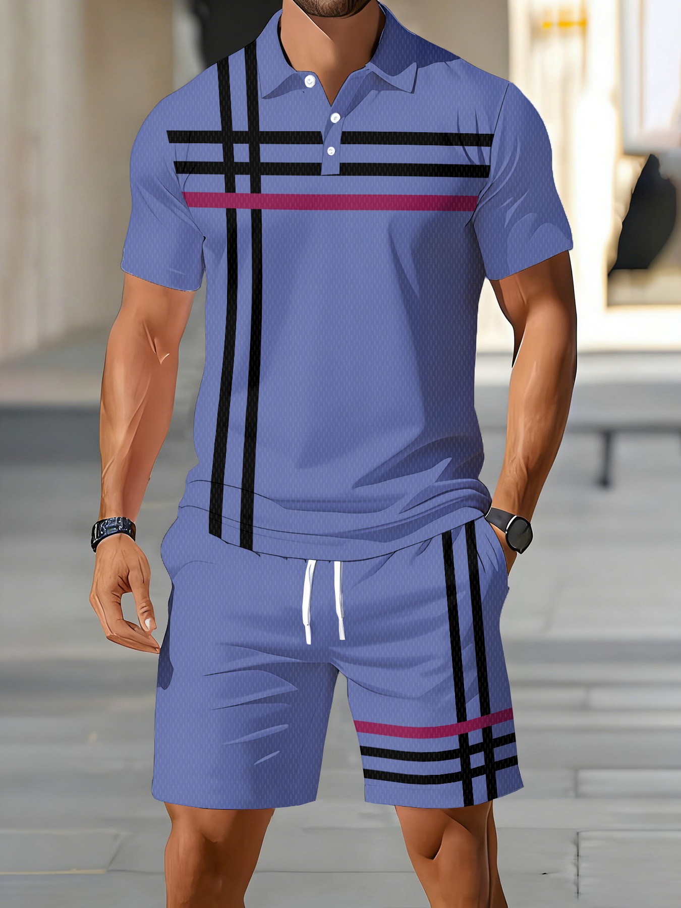 2026 Summer American Men's Pol - đánh giá và giá Street Fashion American